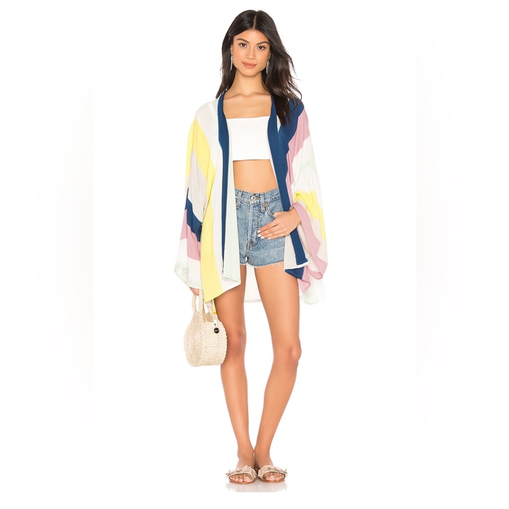 Indah - Striped Kimono